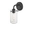 Z-Lite Delaney 1 Light Wall Sconce, Matte Black & Clear 471-1S-MB - alternate 5